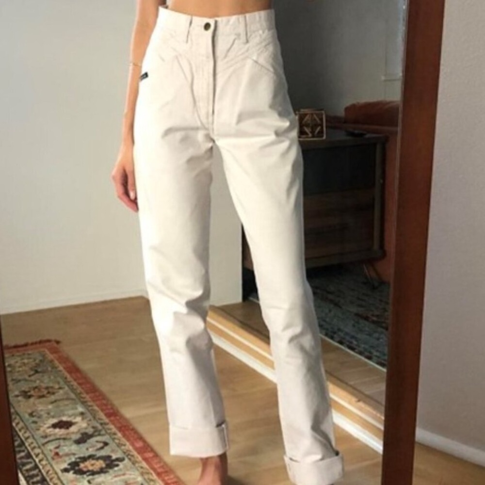 Vintage Rocky Mountain Bareback High-Waisted Straight Leg Long Jeans